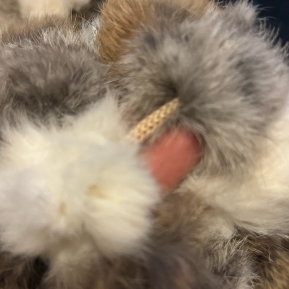 Marcus Adler Rabbit Fur Pom-Pom Infinity Scarf - Picture 5 of 8